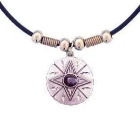 Concho Adjustable Cord Necklace