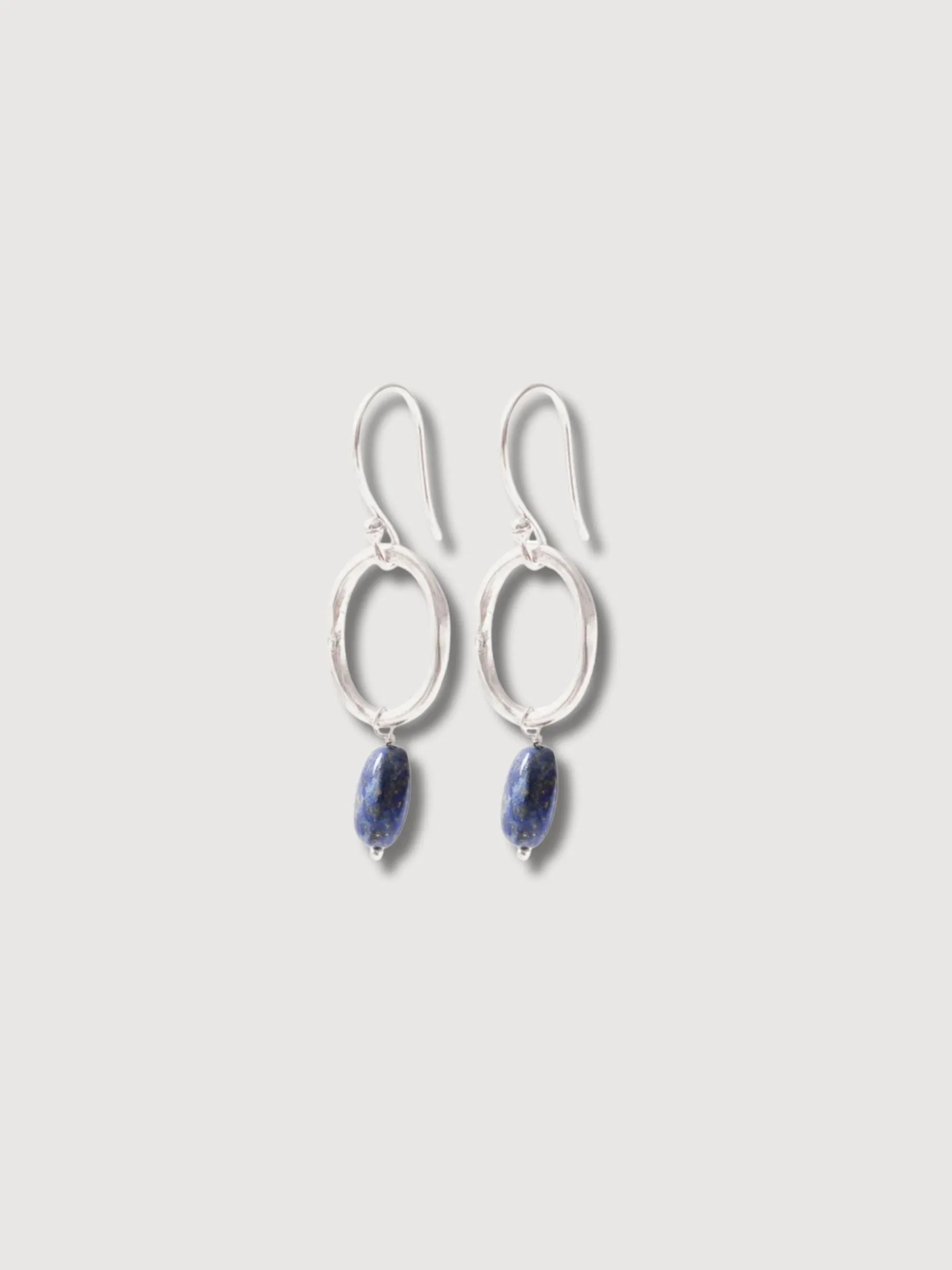 Graceful Lapis Lazuli Earings SP | A Beautiful Story