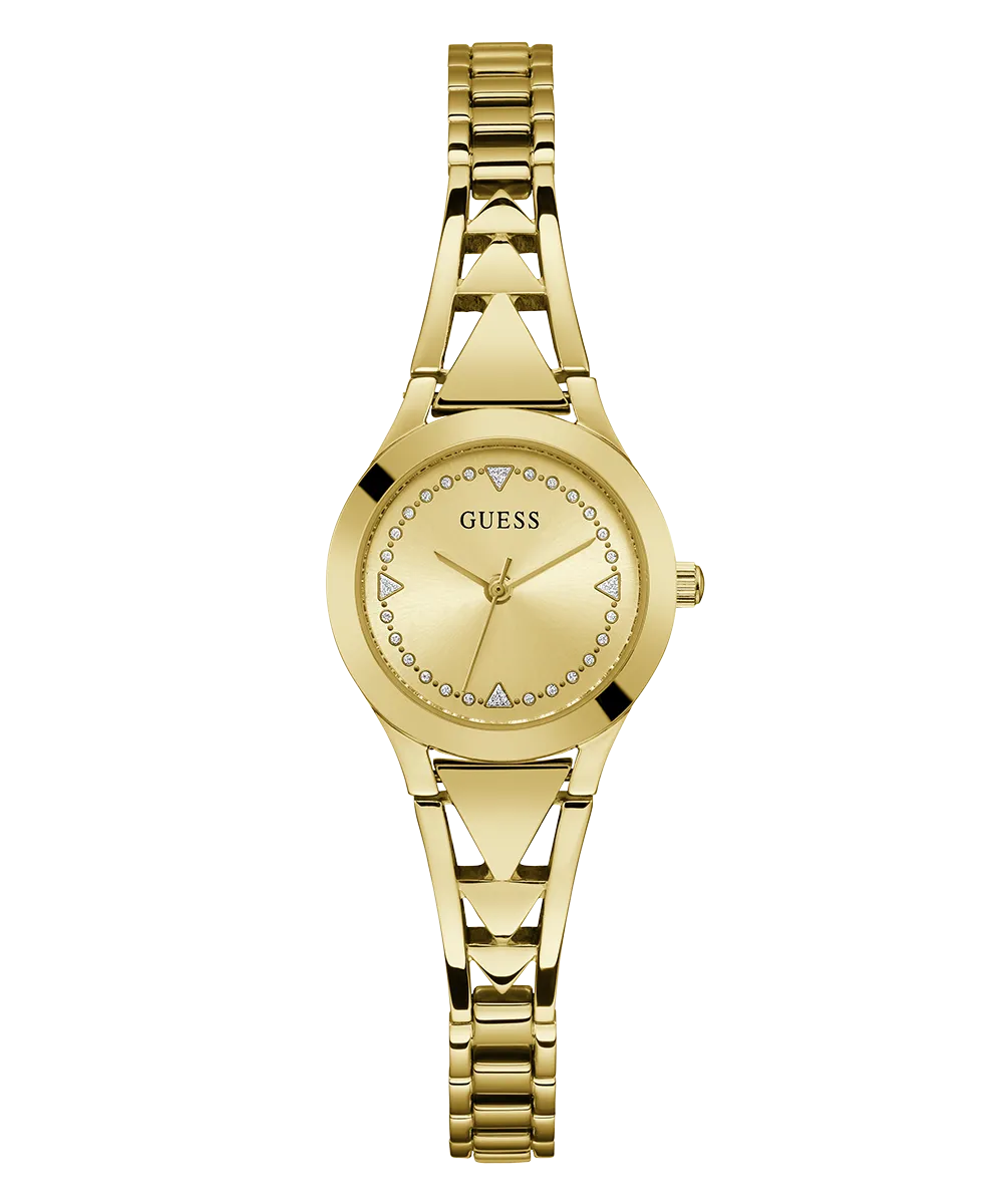 GUESS Ladies Gold Tone Analog Watch