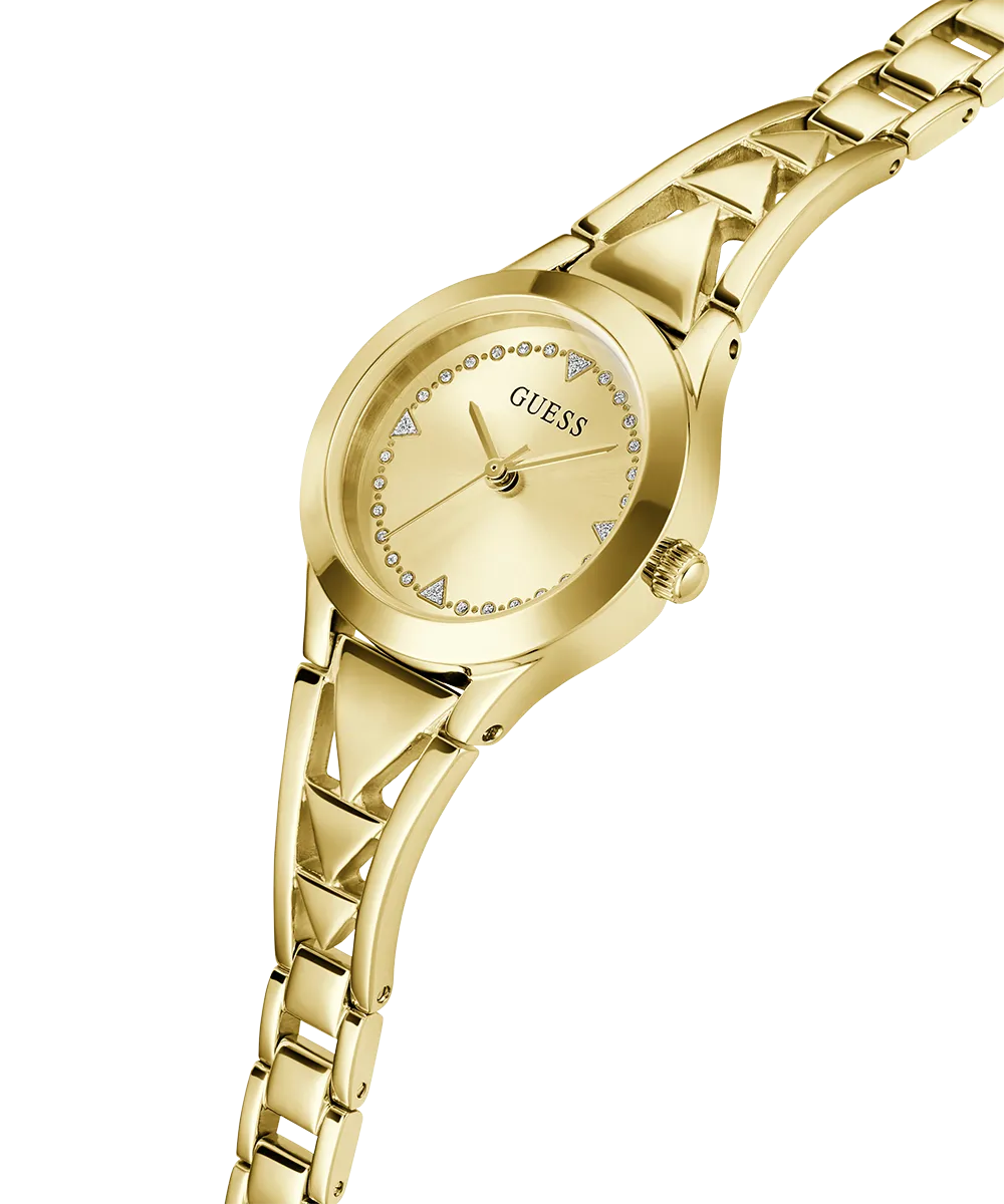 GUESS Ladies Gold Tone Analog Watch