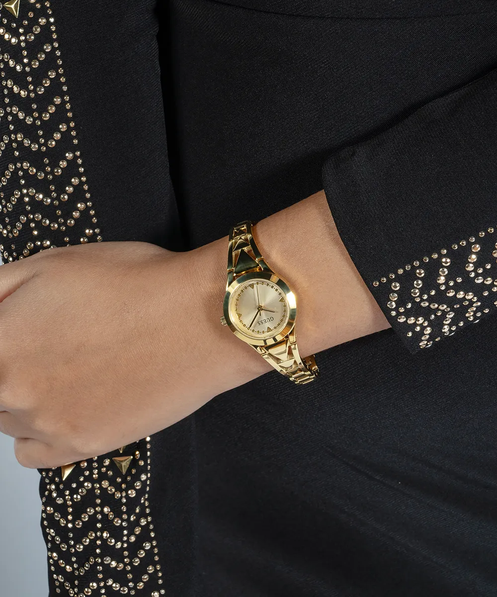 GUESS Ladies Gold Tone Analog Watch