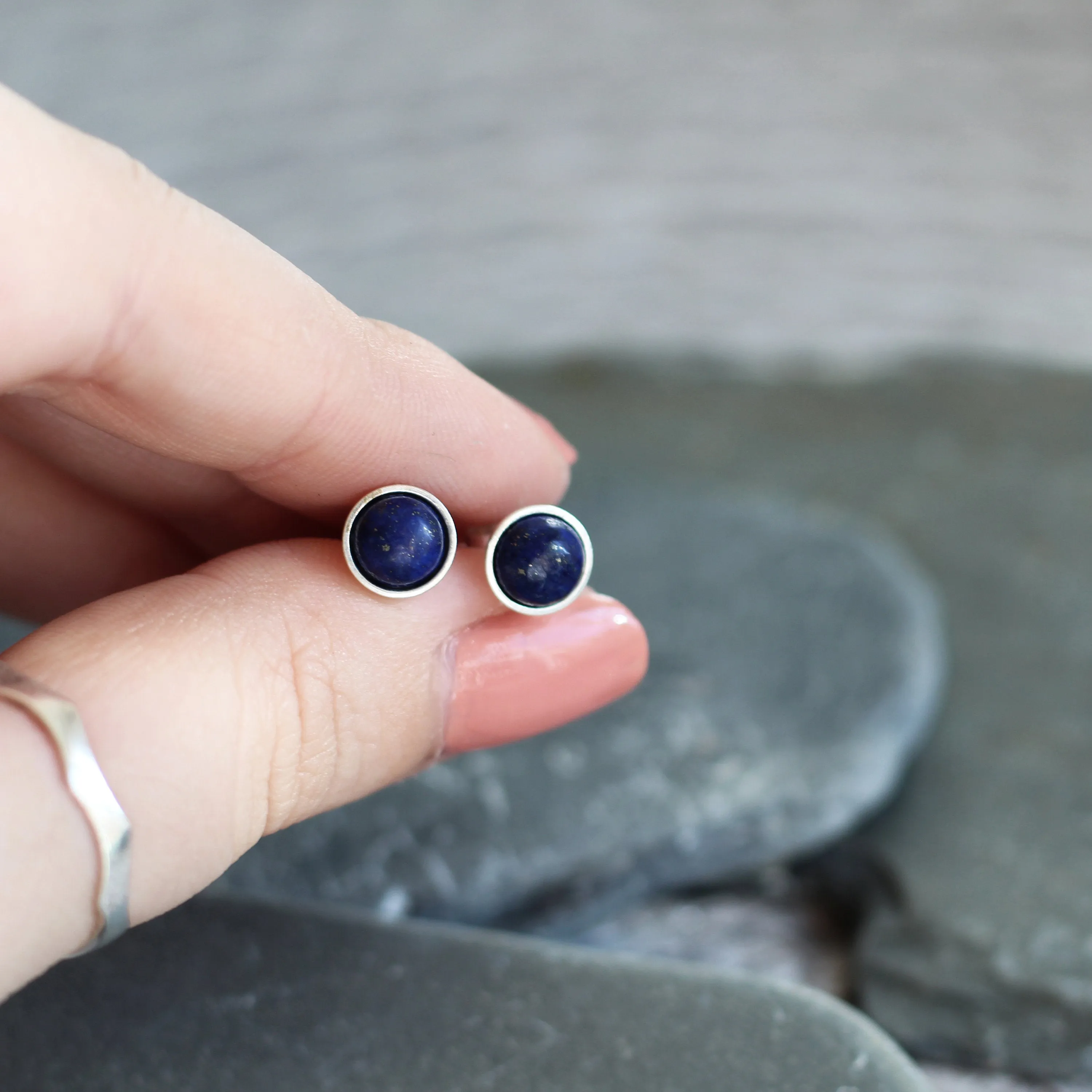 Lapis Lazuli Studs