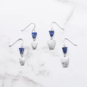 Nefertiti Lapis Lazuli Earrings