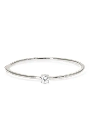 Nomination Colour Wave Single Cubic Zirconia Bangle in Silver
