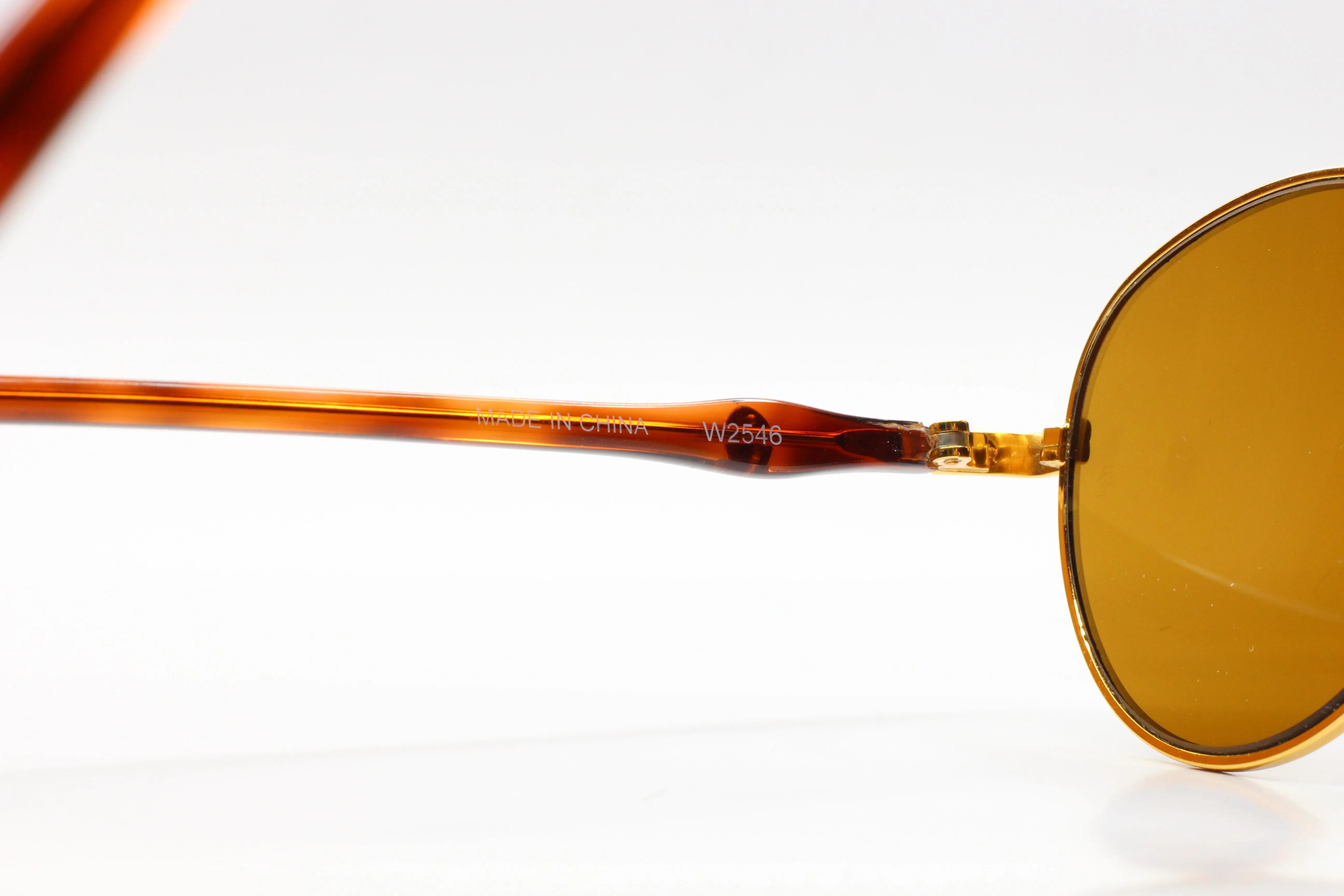Ray-Ban RITUALS W2546 Gold Plated Vintage RARE Italy Sunglasses -Ma