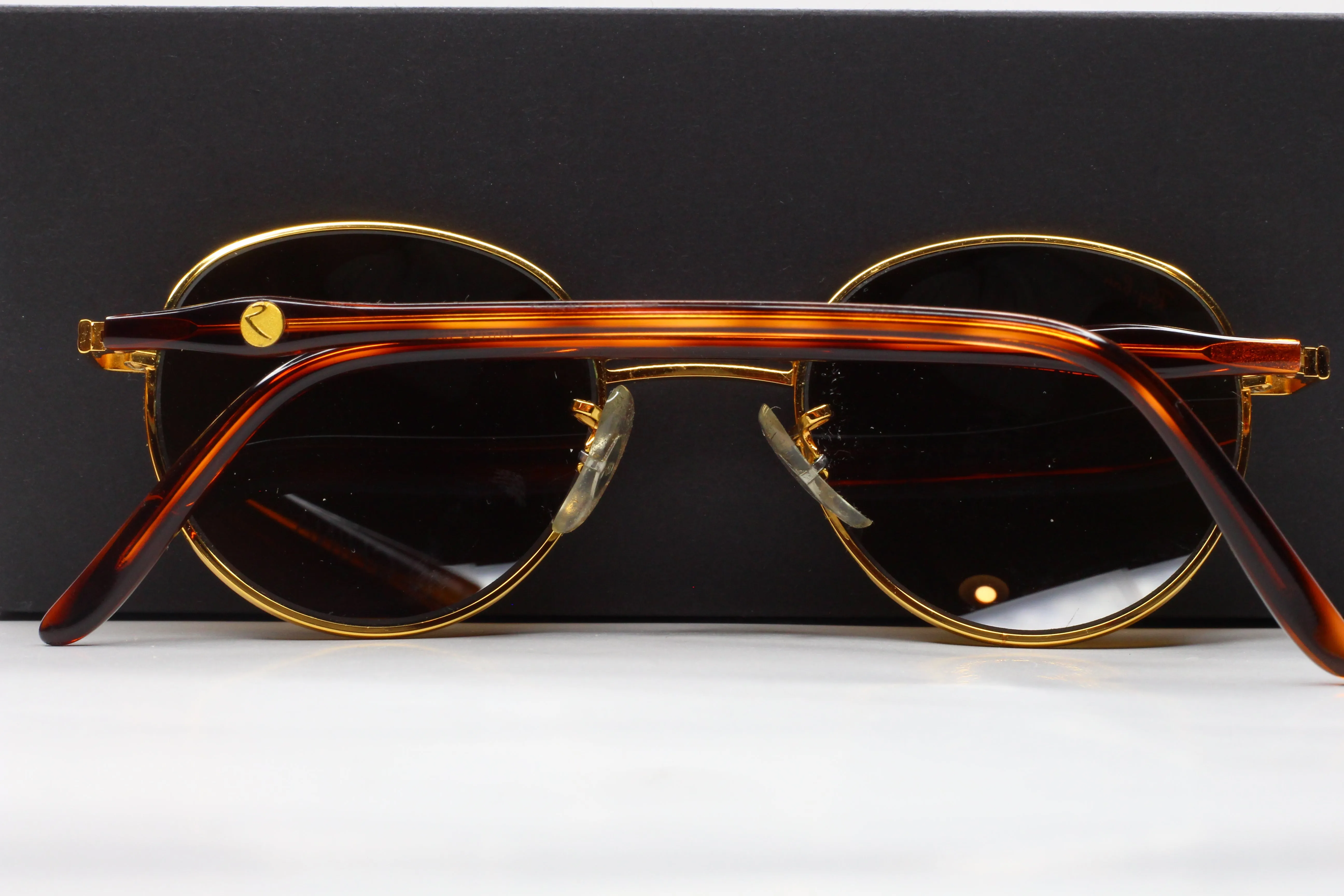 Ray-Ban RITUALS W2546 Gold Plated Vintage RARE Italy Sunglasses -Ma