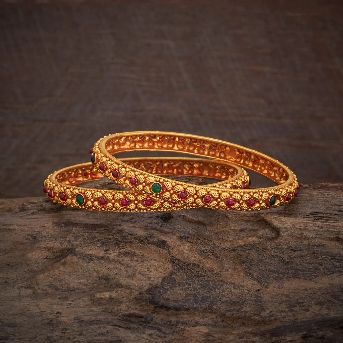 Silver Temple Bangle 177415