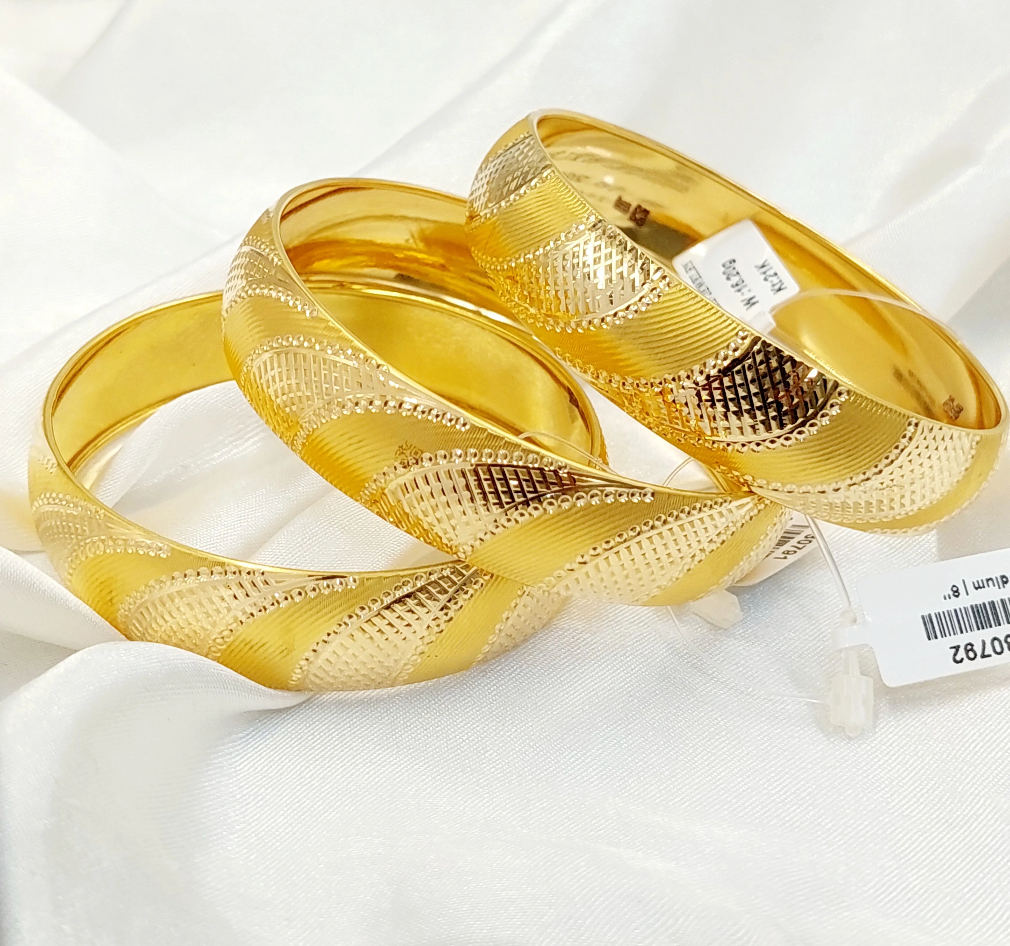 Wide Engraved Bangle